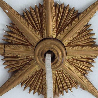 what is ceiling rose - metal ceiling rose