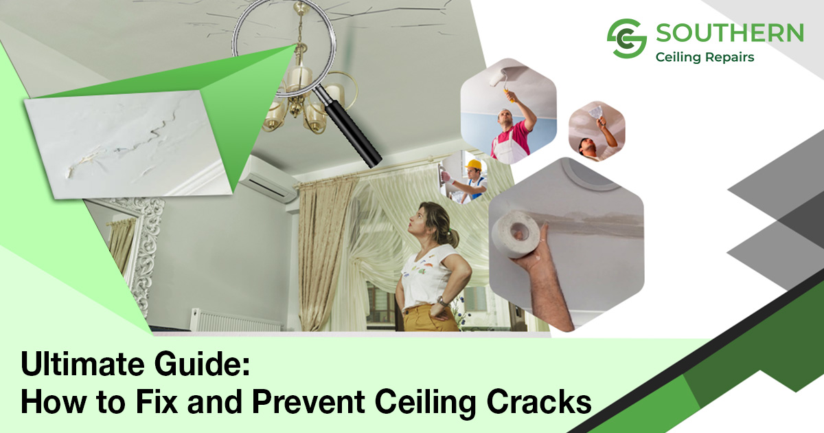 how to fix cracking ceiling